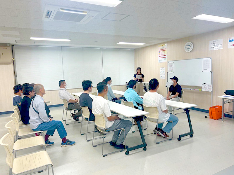 会社見学会の様子